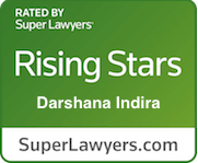 Super Lawyers Darshana Indira Badge