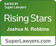 Super Lawyers Rising Stars Joshua Robbins Badge
