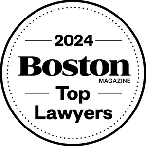 Maura Greene top lawyer Boston magazine 2024 award badge