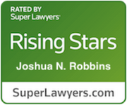 Josh Robbins Super Lawyers rising stars badge